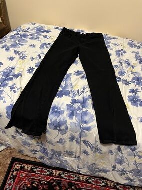 pistola Black Flared Wide-Leg Jeans